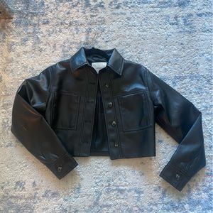 Aritzia Wilfred Leather Jacket